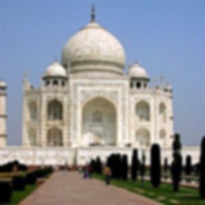Blurry Taj Mahal